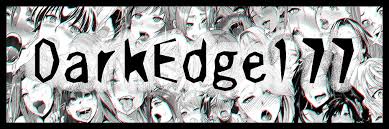 My account is famous because of this book. Hd Wallpaper Banner Ahegao Anime Dark Edge Wallpaper Flare
