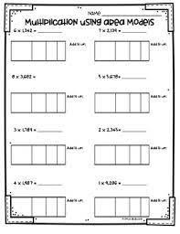 Need help with multiplying using the box method? Area Model Multiplication Worksheets 3 Nbt 2 And 4 Nbt 5 By Monica Abarca