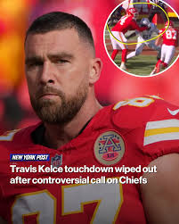Travis Kelce's touchdown celebration was short-lived Sunday.