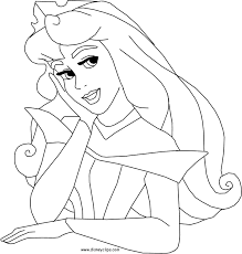 Disney princess is taken from the characters of animated films produced by disney. Princess Simple Printable Coloring Pages For Kids Drawing With Crayons