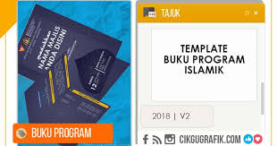 Buku kelas 2 kurikulum 2013 revisi 2017 untuk semester 2 terdiri dari 4 tema mulai dari tema 5 hingga tema 8. Template Buku Program Tema Islamik V2 Koleksi Grafik Untuk Guru