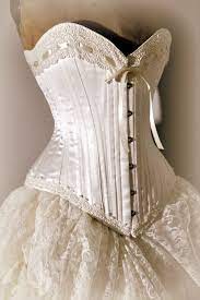 Ivory Wedding Dress Silk Corset And Bustle Skirt By Labellefairy Vintage Dresses Wedding Dresses Corset Vintage Corset