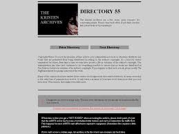 The Kristen Archives: Directory 55