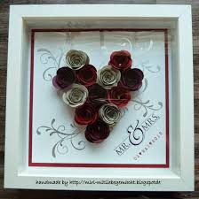 Oder besser, die karte passend zum rahmen. Mitliebegemacht Flower Shadow Box Handmade Signs Paper Art Craft