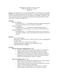 Build a snowman and learn math. Kindergarten Music Lesson Kindergarten Lesson Plan Kindergarten Lesson Plans Kindergarten Lesson Plans Template Kindergarten Lessons
