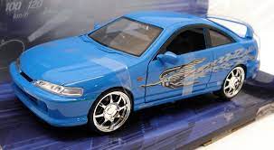 Do you like this video? Jada 30739 1 24 Scale Model Car Fast Furious Mia S Acura Integra Blue Ebay