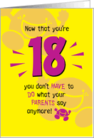 18th Birthday Cards from Greeting Card Universe via Relatably.com