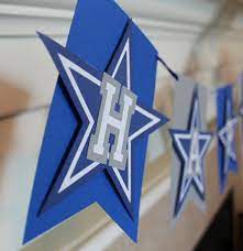 Dallas Cowboys Birthday Banner Dallas Cowboys Birthday Party Dallas Cowboys Birthday Cowboy Birthday