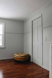 99 times out of 100, you will want to paint the chair rail the same color as the baseboards. Rachel Schultz Painting Walls And Trim The Same Color
