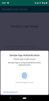Sep 12, 2019 · lock screen will more security when you set up password. Login With Biometrics On Android