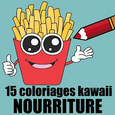Coloriage Kawaii Nourriture 15 Dessins A Imprimer Coloriage Kawaii Coloriage Dessin A Imprimer