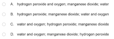 Potato will be much slower A Hydrogen Peroxide Decomposes To Form Water And Chegg Com