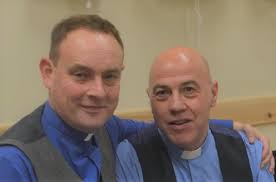 The Rev Rhys Jones (curate) and the Rev Dacid McBeth from …