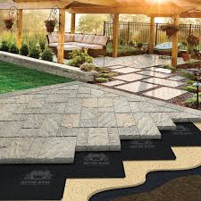 Backyard garden and pool design plan. Easier Paver Patio Base That Will Save Your Back Diy Family Handyman