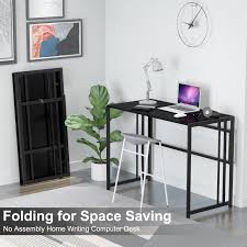 We found the best ones you can buy no matter your style. Buy Goldwing Folding Desk Writing Computer Desk For Home Office No Assembly Study Office Desk Foldable Console Table For Small Spaces Black Online In Turkey 677550529
