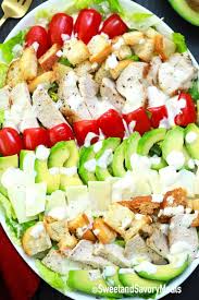See more ideas about recipes, cooks country tv, americas test kitchen. Avocado Chicken Caesar Salad Video Sweet And Savory Meals