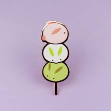 Wagashi Bunnies Dango From Gacha Pins Enamel Pins Cute Pins Pin And Patches