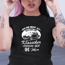 Hier sind verschiedene bilder mit geburtstagsgrüßen zum 40. Geschenk 40 Geburtstag 40 Jahre Retro Party Mann Frau Shirt