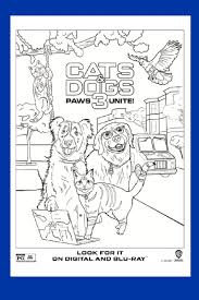 Man's best friend has a funny way of communicating sometimes, but almost everything your dog does has meaning. Cats And Dogs Coloring Page Paws Unite Mama Likes This