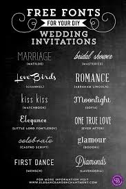 Download free wedding fonts for commercial and personal use. Free Fonts For Diy Wedding Invitations