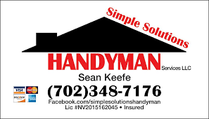 Home services completed in mesquite. Simple Solutions Handyman Services Llc Nv Home Facebook