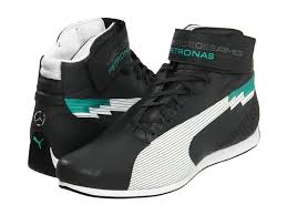 Puma Evospeed F1 Mid Mercedes Amg Petronas Dark Shadow White Arcadia 6pm Com Puma Mercedes Amg Pumas Shoes