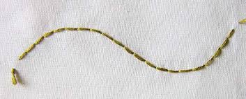 Watch a video tutorial and learn how to make an outline stitch. How To Do Outline Stitch Sarah S Hand Embroidery Tutorials