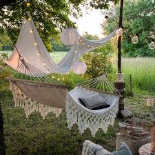Hangematte Makramee B 100cm X L 200cm Natur De In 2020 Deko Garten Natur