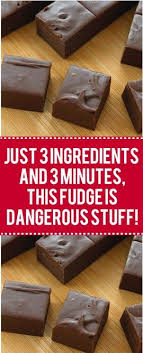 Just With 3 Ingredients And 3 Minutes This Fudge Is Dangerous Stuff Top Cooking Sweetened Condensed Milk Chocolate Cake Recipe Easy Sweet Condensed Milk