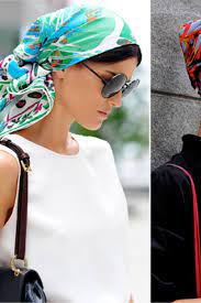 Heads Up New Ways To Wear Summer Scarves Head Scarf Styles Hair Scarf Styles Scarf Hairstyles