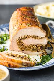 Stuffing Stuffed Pork Roast Recipe Pork Roulade Video