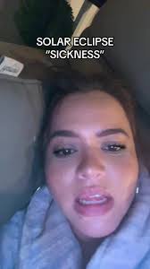 I was feeling a little off afterwards #solareclipse2024  #solareclipsesickness #solareclipse