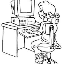 A Computer With Mouse And Keyboard Coloring Page Coloring Sun Coloring Pages Online Coloring Coloring Pictures