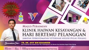 Jabatan perkhidmatan veterinar negeri johor mempelawa belia negeri johor yang berminat dalam bidang penternakan untuk mendapatkan bantuan program transformasi belia ternak yang dibuka permohonannya. Jabatan Perkhidmatan Veterinar Pulau Pinang