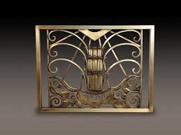 Art Deco Bordering On Art Nouveau Fireplace Screen Kramer Design Studio Art Deco Fireplace Art Deco Borders French Art Deco Both the art nouveau and art deco movements emerged as reactions to major world events;