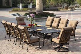 Lanesville 11 Piece Dining Set With Cushions In 2021 Modern Patio Furniture Patio Dining Set Outdoor Dining Room