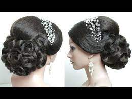 Indian Bridal Hairstyle Tutorial Wedding Updo For Long Hair Perfect Bun Youtube Long Hair Tutorial Long Hair Styles Indian Bridal Hairstyles