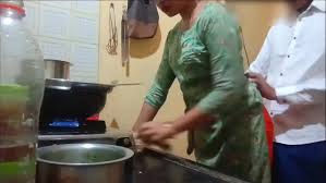 Indian hot wife got fucked while cooking in kitchen watch online