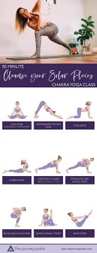 30 Min Chakra Yoga Flow Cleanse Your Solar Plexus Chakra The Journey Junkie Chakra Yoga Vinyasa Yoga Class Yoga Flow