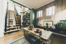アメカジ工務店の山小屋なインダストリアルリビング インダストリアル リビング インテリア ブルックリン インテリア