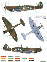Here Is The Supermarine Spitfire Mk Viii Raaf Green Brown Camouflage Color Profile And Paint Guide Supermarine Spitfire Camouflage Colors Wwii Aircraft