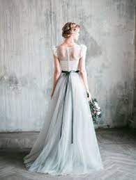 15 Non White Wedding Dresses On Etsy That I M Obsessed With Pastel Wedding Dresses Grey Wedding Dress Wedding Dresses