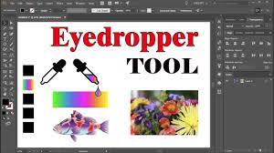 Using the eyedropper with type the eyedropper tool lets you copy styling and appearance attributes from one type object to another. How To Use The Eyedropper Tool In Adobe Illustrator Youtube