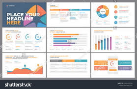 Presentation Template Design Business Data Graphs Stock