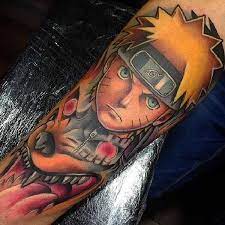 Anime Tattoos Sind Fur Echte Fans Ein Highlight Und Bleibende Erinnerung An Eine Traumhaft Schone Abenteuer Welt Naru Naruto Tattoo Spiel Tattoos Bar Tattoos