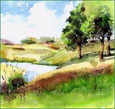 15 Grossartig Aquarellmalerei Landschaften Vorlagen Galerie Aquarellmalerei Aquarellbilder Malerei
