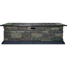 Bond Canyon Ridge 70 000 Btu Rectangular Liquid Propane Gas Fire Table Gas Fire Table Fire Table Gas Fires