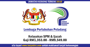Senarai 10 perkhidmatan pertubuhan peladang. Jawatan Kosong 2018 Lembaga Pertubuhan Peladang Gaji Rm1 353 00 Rm9 549 00