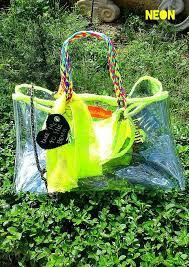 Neon Sari Buyuk Boy Plaj Cantasi Canta 233548 Zet Com Buyuk Canta Plaj Neon