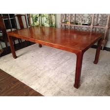 Dining table from the marseilles ii collection by henredon furniture. Henredon Asian Solid Mahogany Dining Table